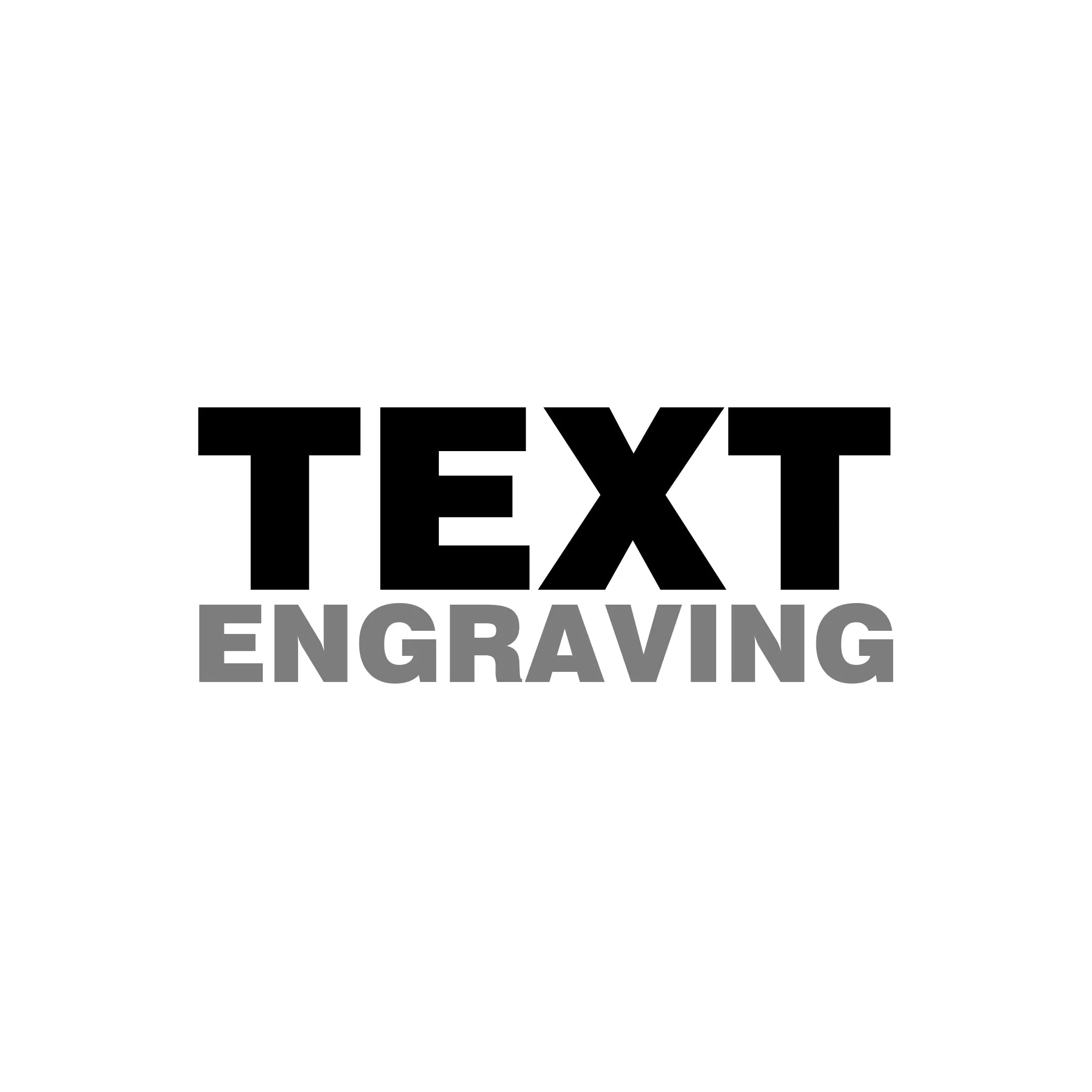 Text Engraving