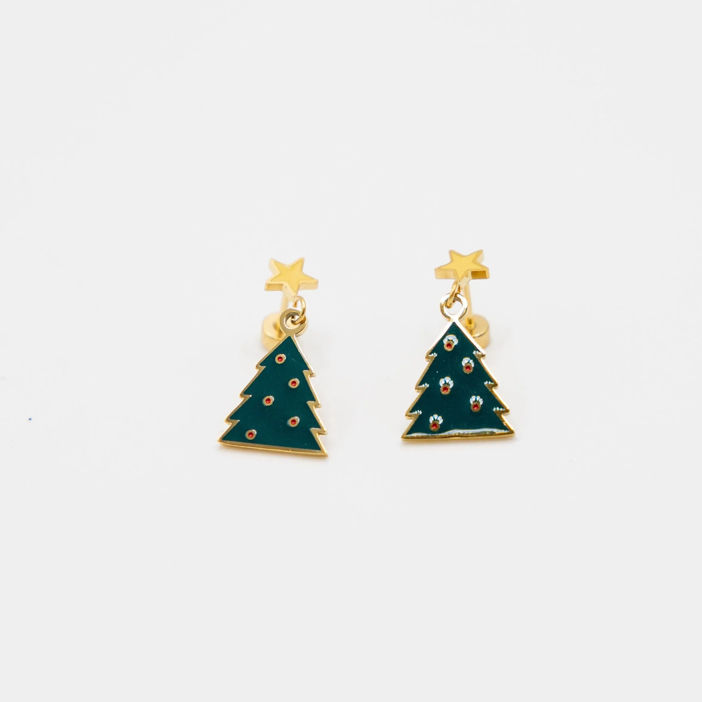 The Christmas Tree Dangle Earrings