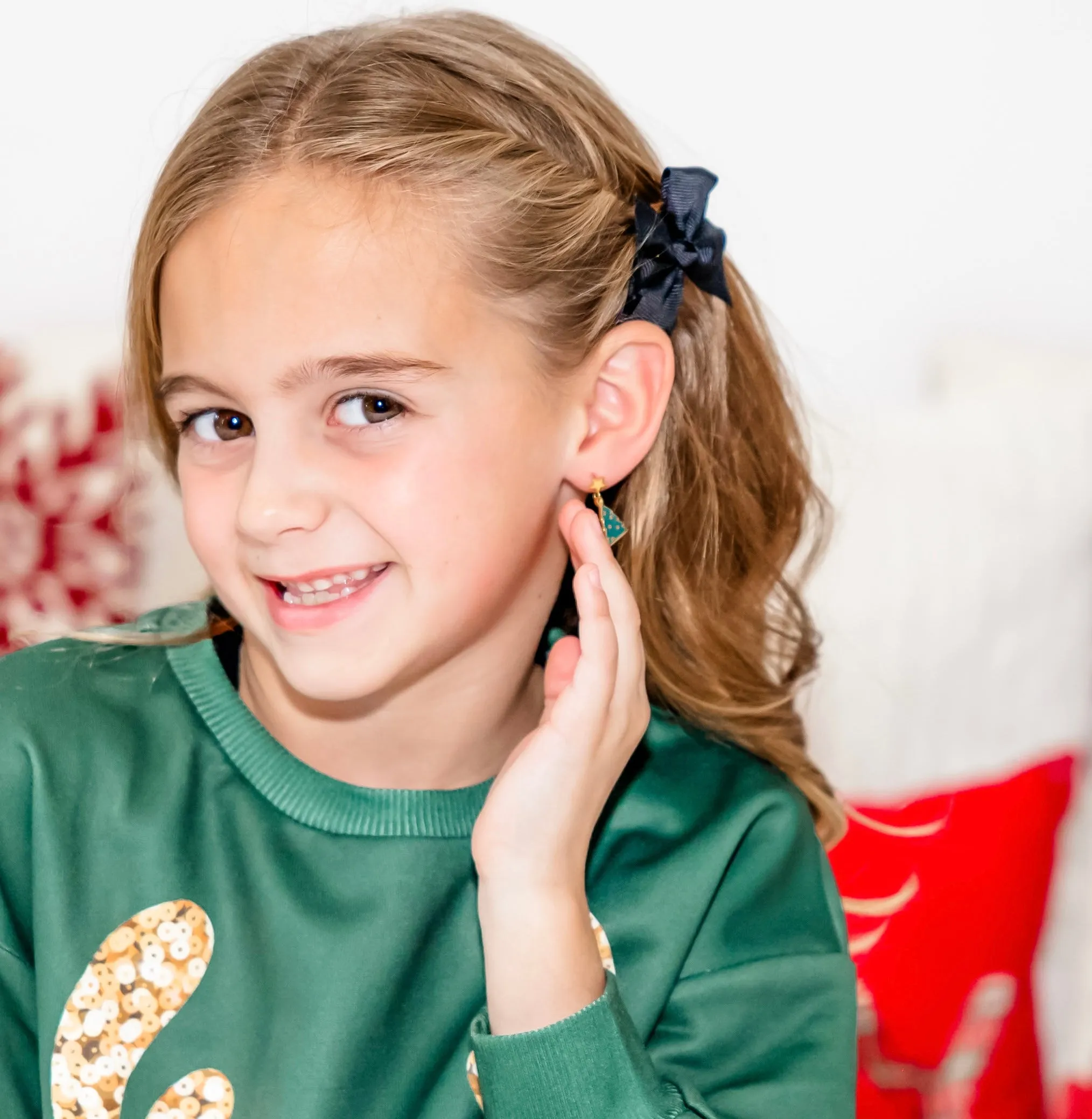 The Christmas Tree Dangle Earrings