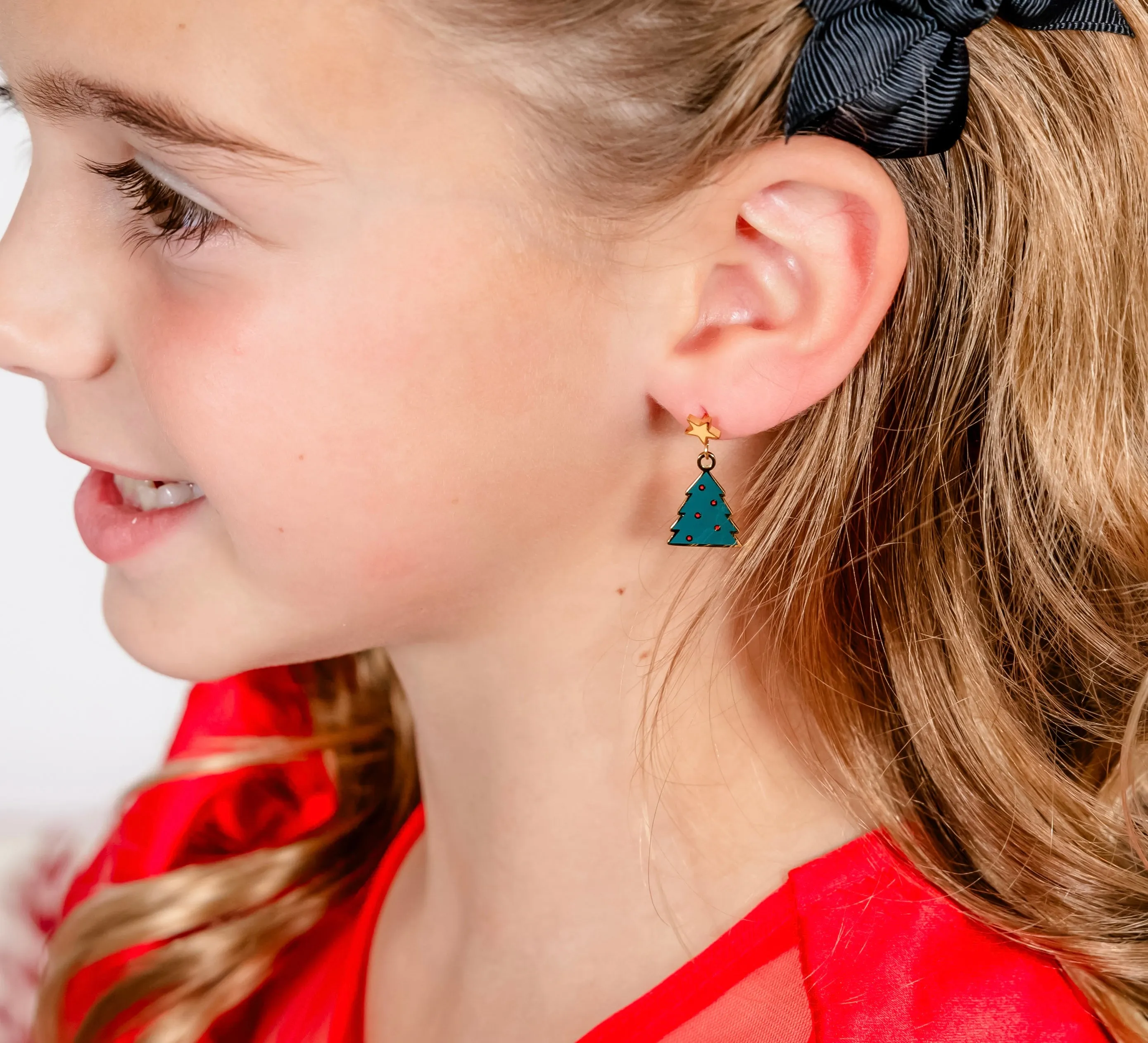 The Christmas Tree Dangle Earrings