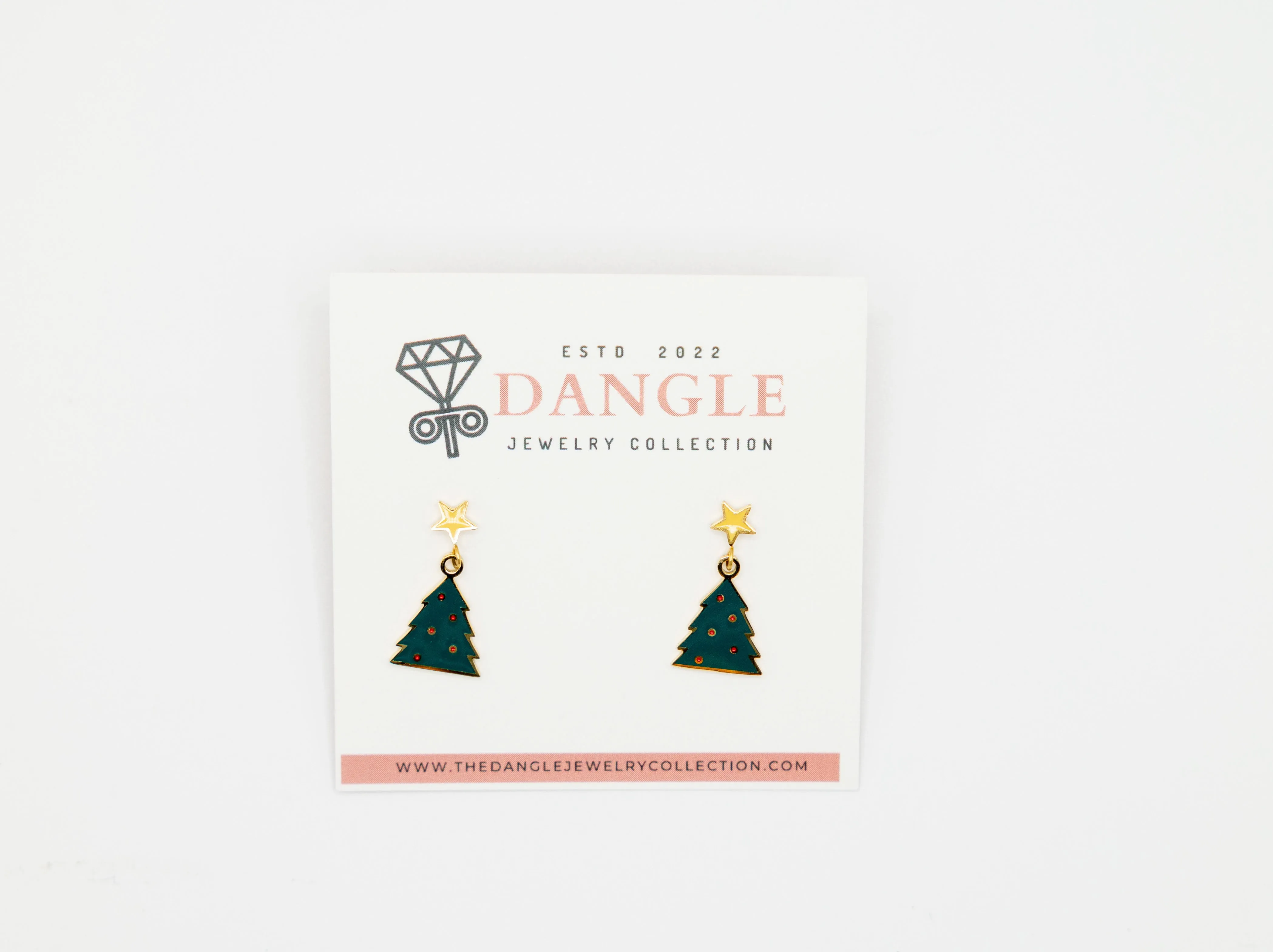 The Christmas Tree Dangle Earrings