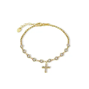 THE CROSS CHARM BRACELET