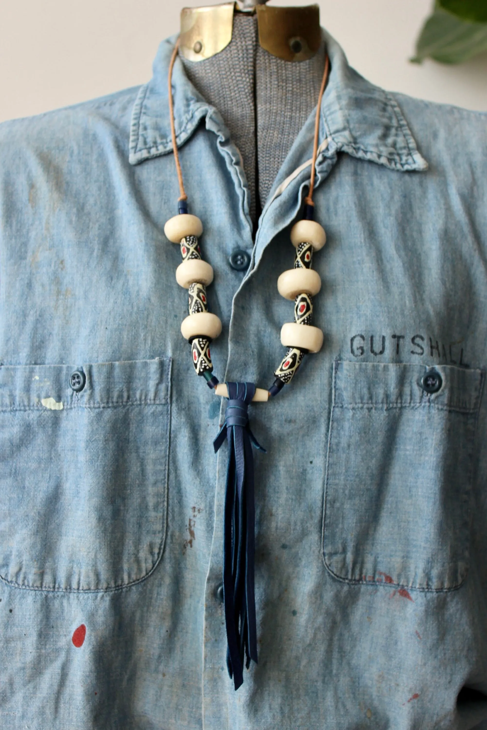 The Highlands Foundry Murini Trade bead Necklace THF127
