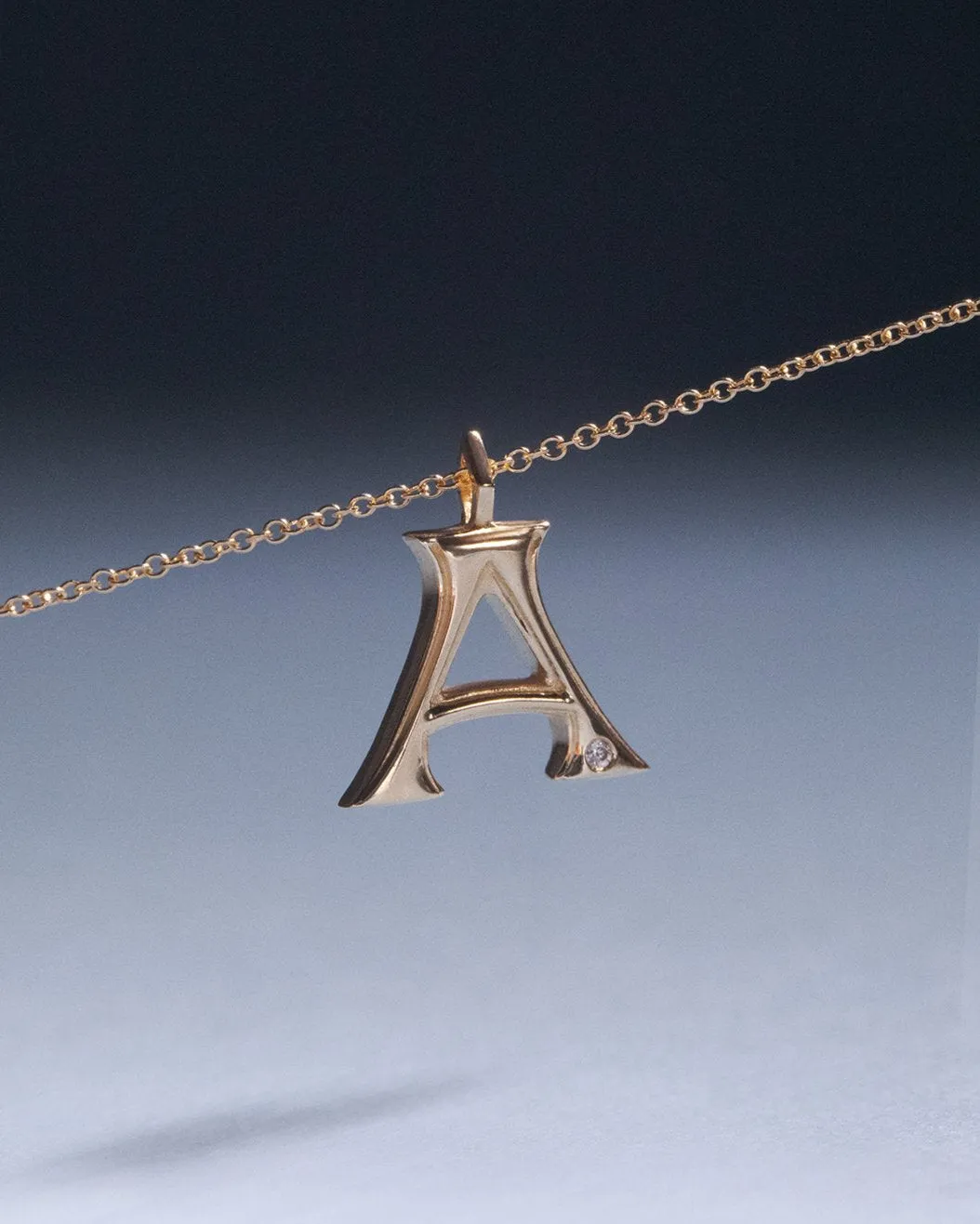The Initial Charm Necklace [Vintage]