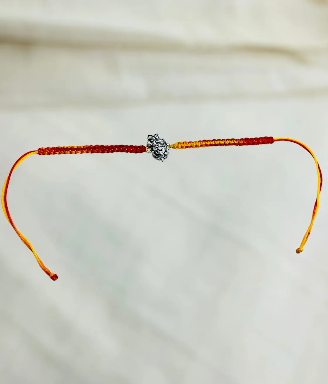 The Krishna Silver Rakhi