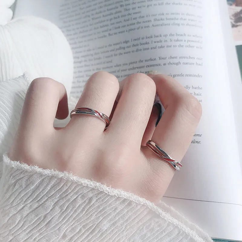 The Matchmaker's Red String Couple Rings