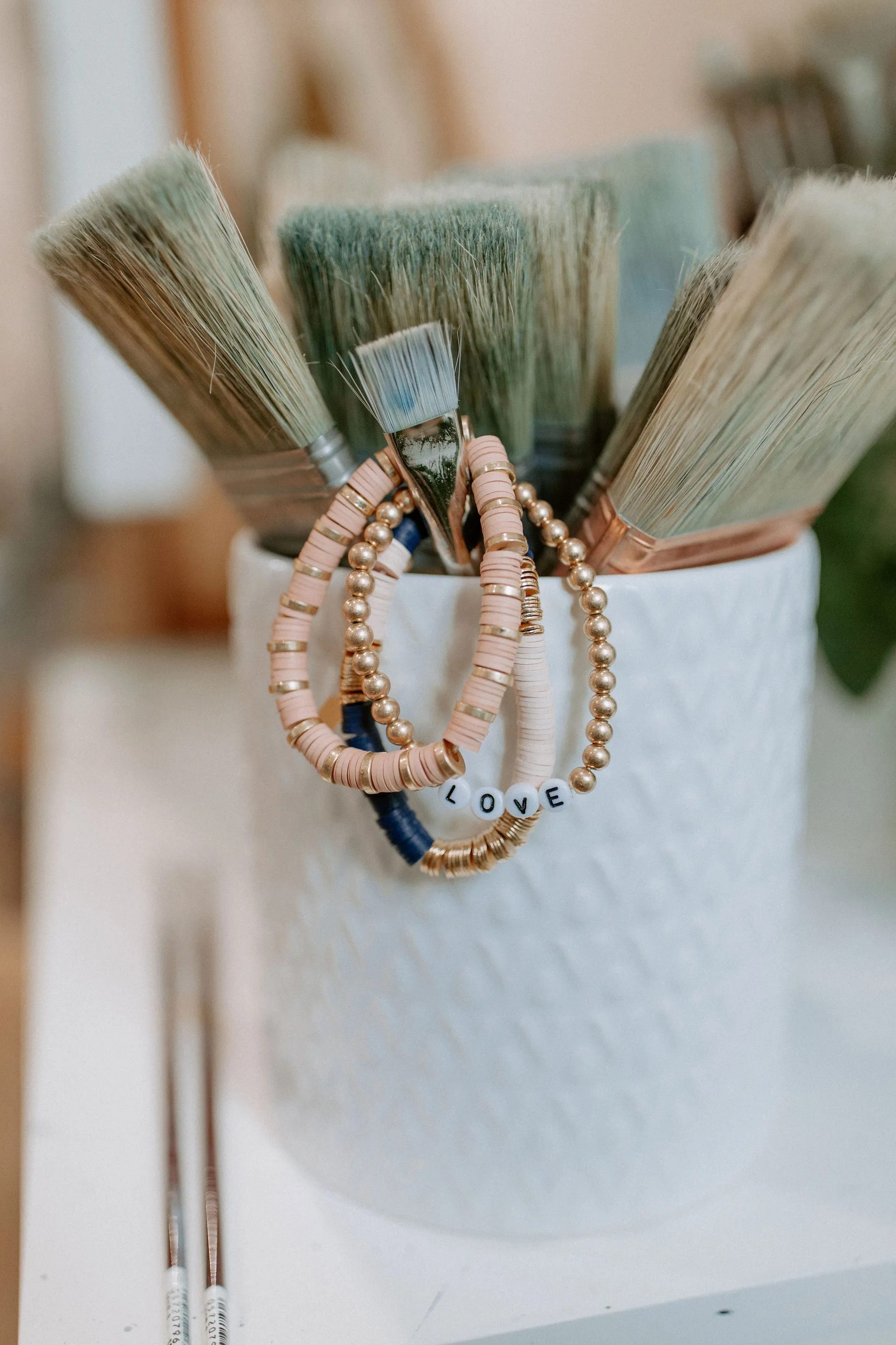 The Words of Affirmation Stacking Bracelets - Various Styles