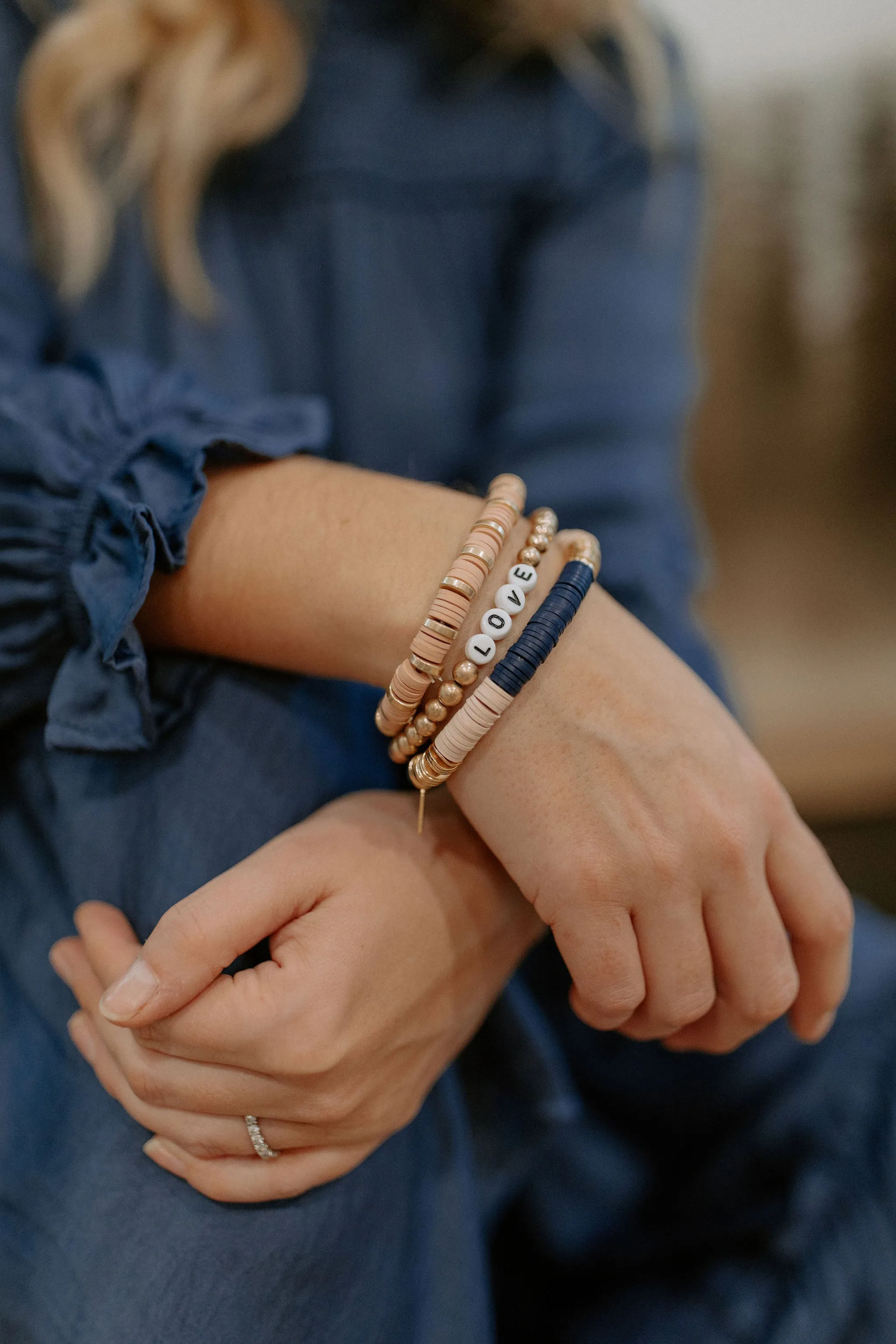 The Words of Affirmation Stacking Bracelets - Various Styles