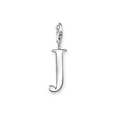 Thomas Sabo Charm Club Sterling Silver Letter J Charm D