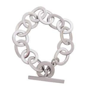 Toggle Bracelet- Sterling Silver