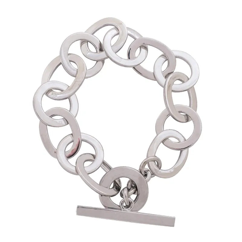 Toggle Bracelet- Sterling Silver