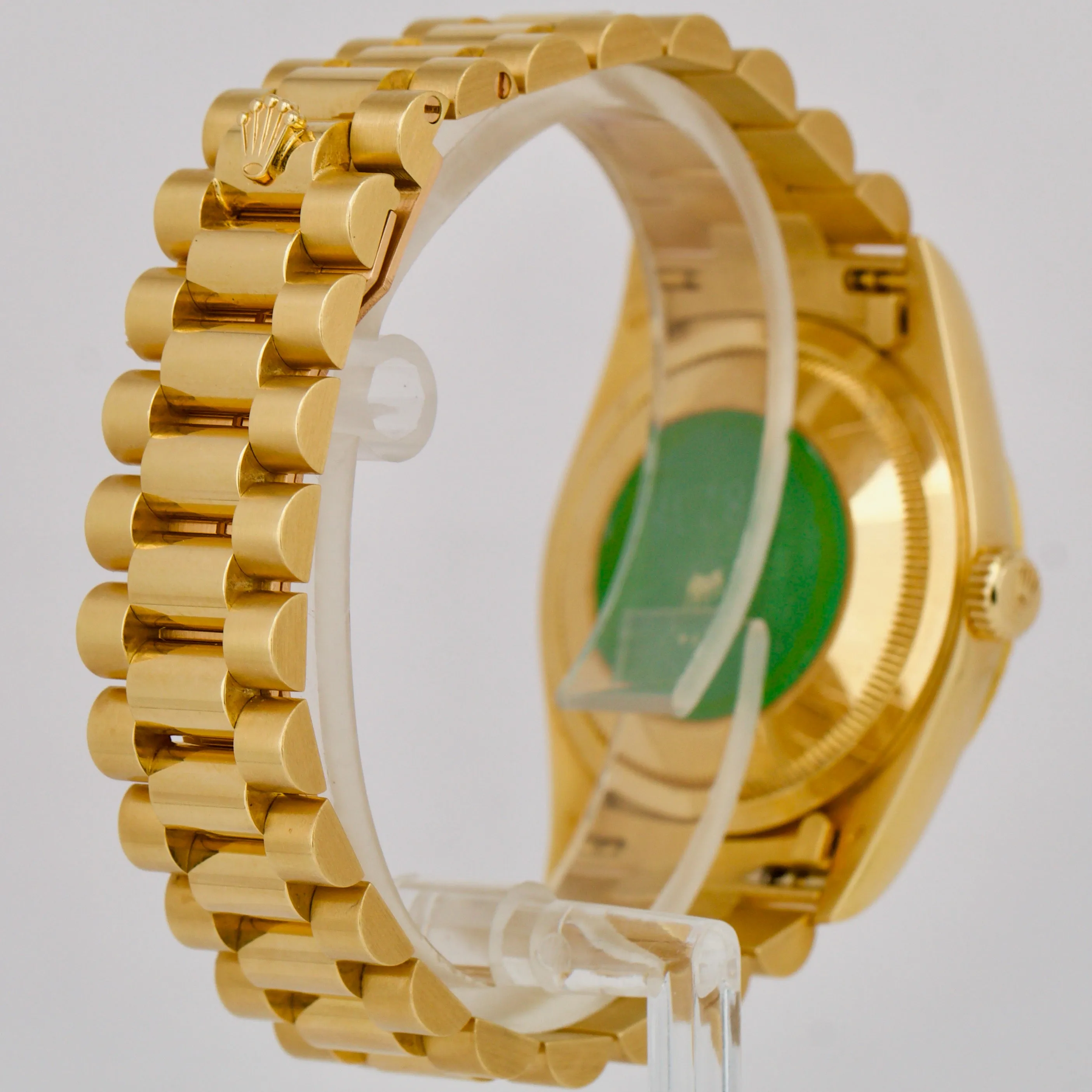 TOP CONDITION Rolex Day-Date President 36mm Champagne DIAMOND Gold Watch 18238