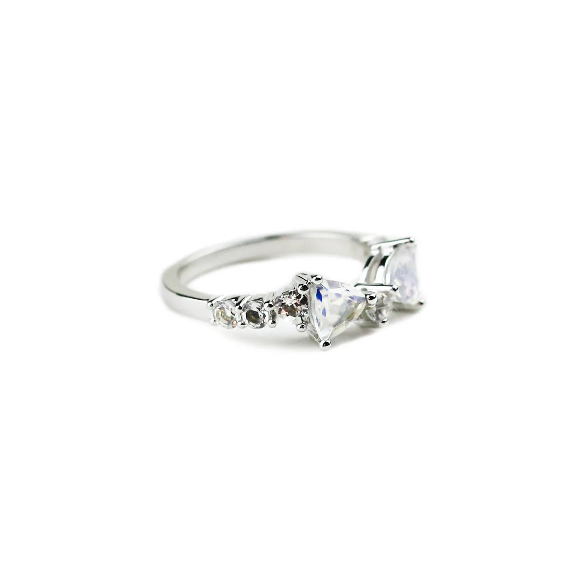 TRILLION PRAXIS CONTOUR BAND | MOONSTONE & HERKIMER