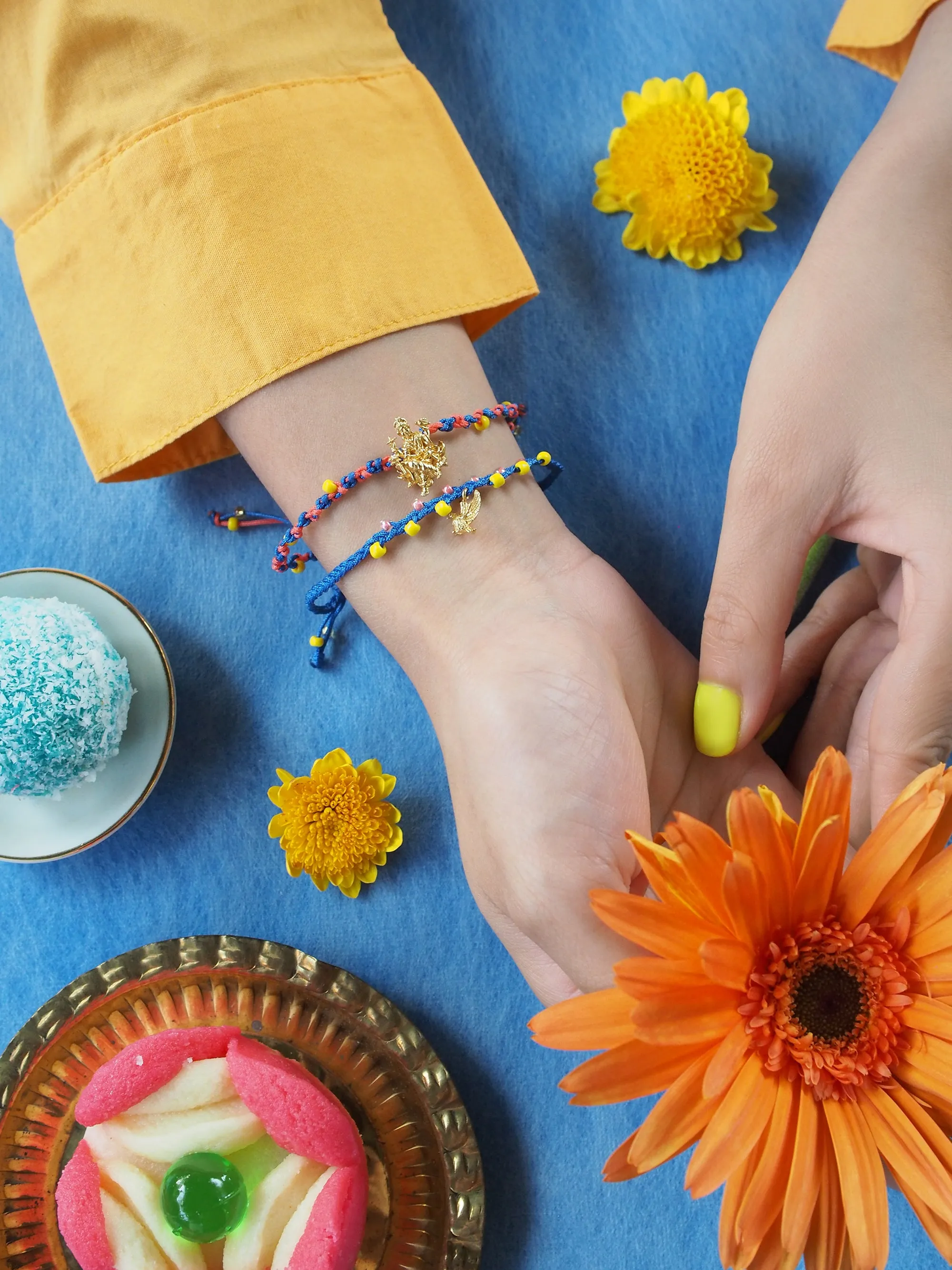 Trimurti Vishnu Colorful SET Bracelets |  Favora - Trinity