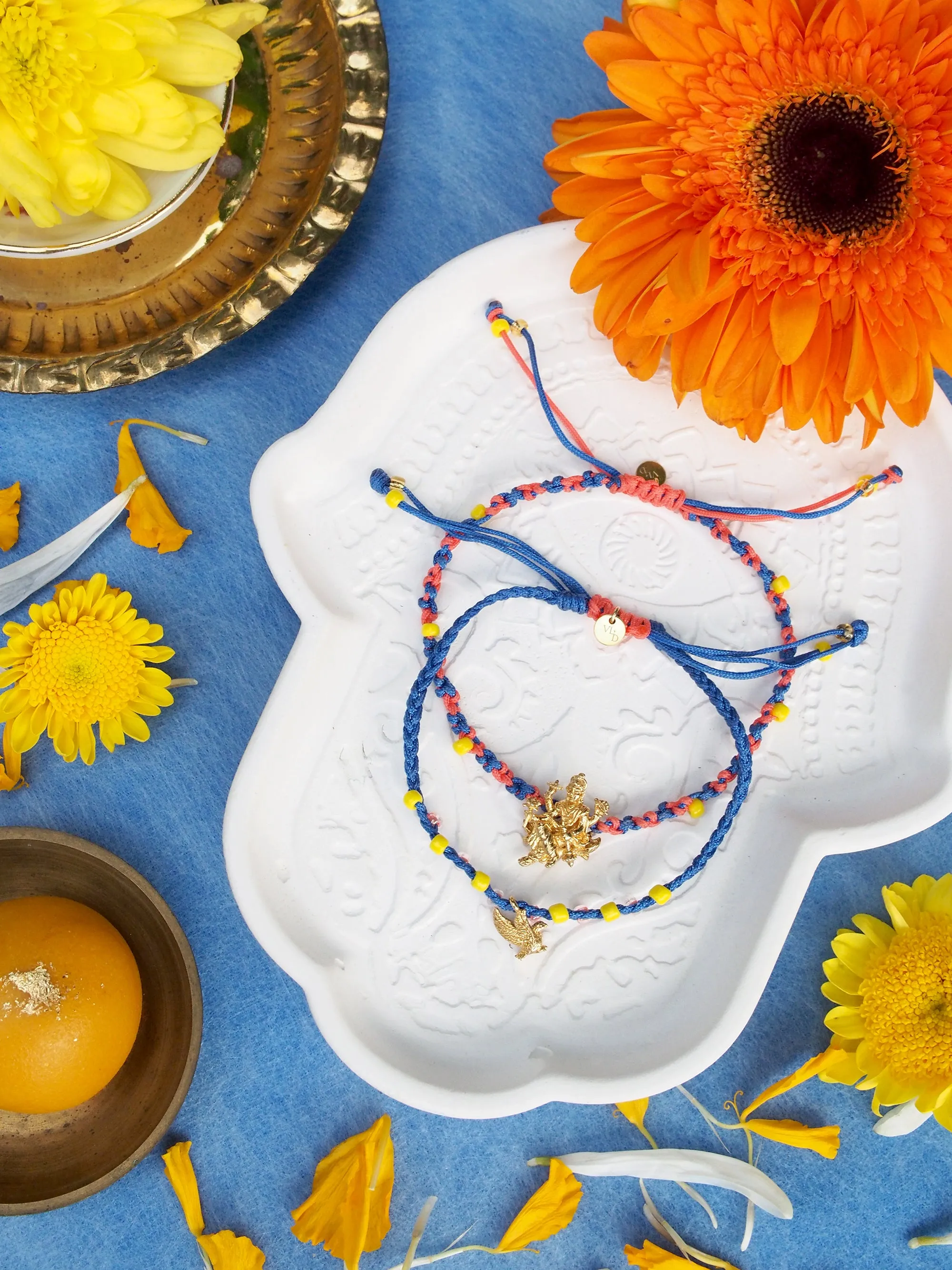 Trimurti Vishnu Colorful SET Bracelets |  Favora - Trinity