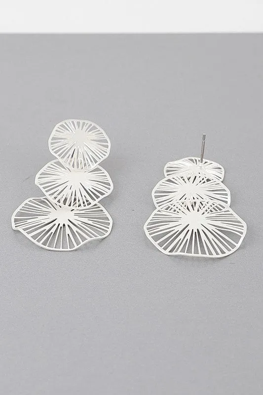 Triple Lemon Drop Earrings