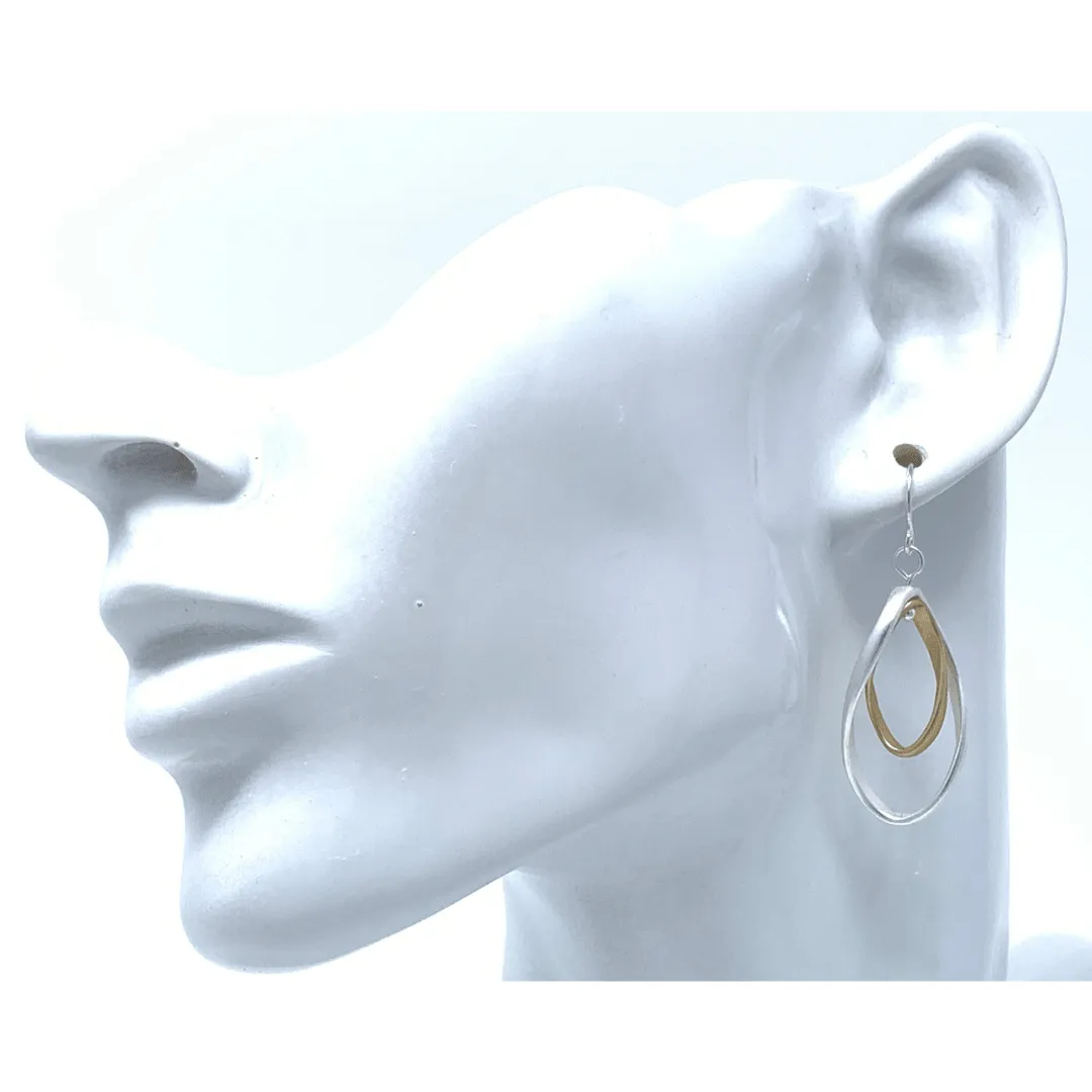 Twist Infinity Drop Earrings