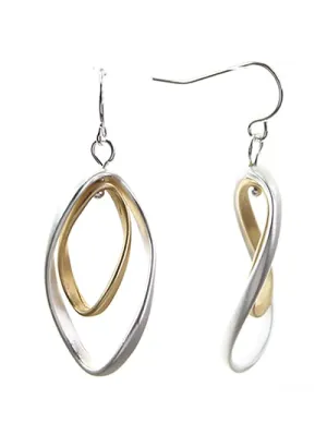 Twist Infinity Drop Earrings