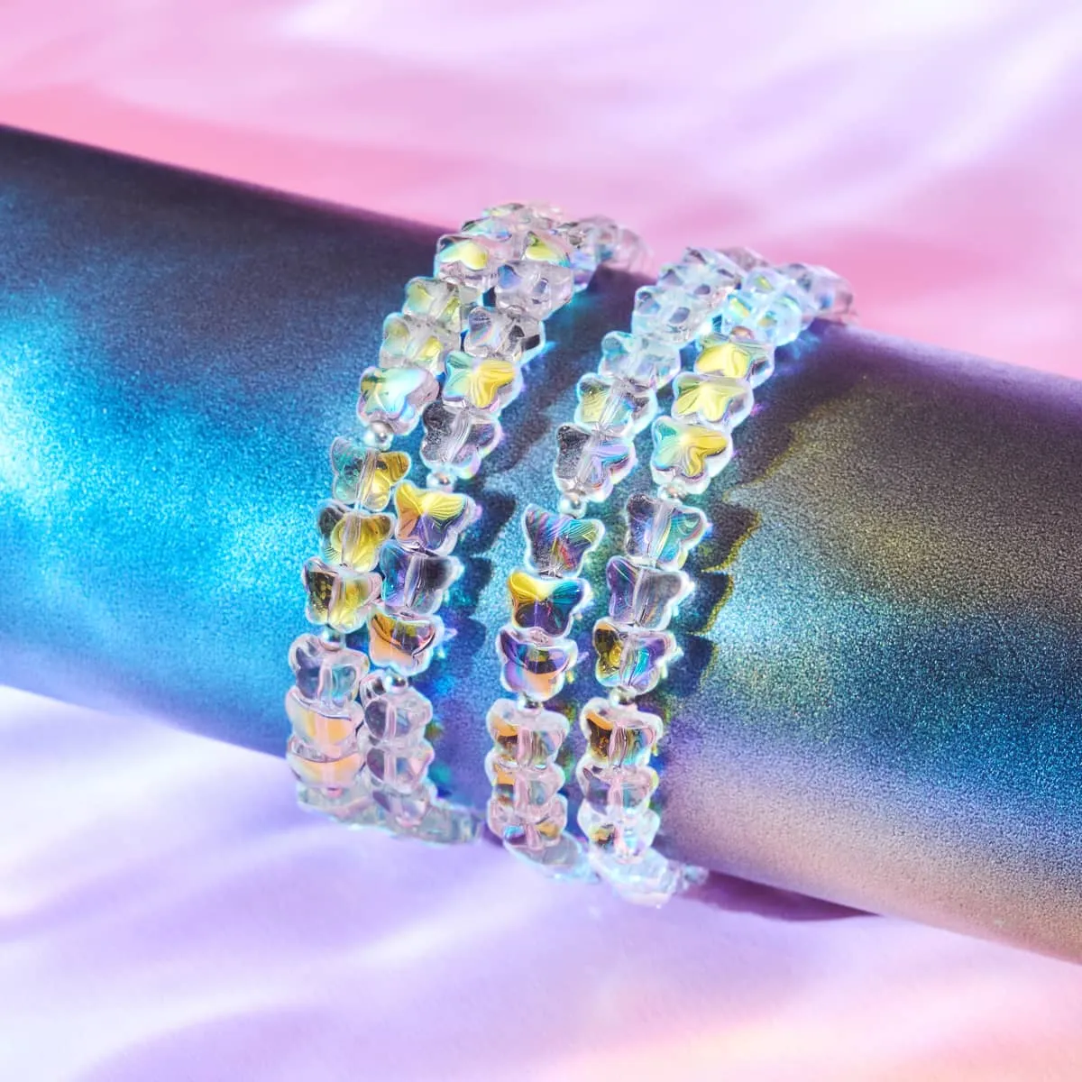 Unicorn White | .925 Sterling Silver | Butterfly Wrap