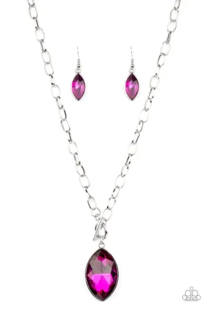 Unlimited Sparkle Pink Paparazzi Necklace