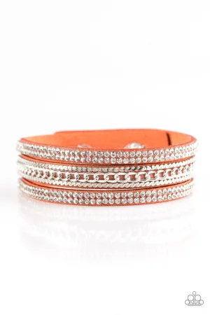 Unstoppable Orange Paparazzi Bracelet