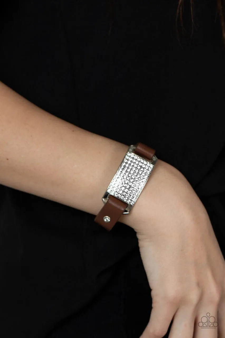 Urban Rivalry Brown Paparazzi Bracelet