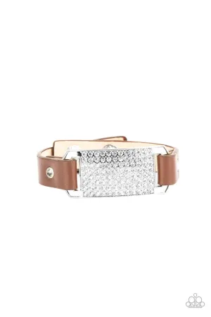 Urban Rivalry Brown Paparazzi Bracelet