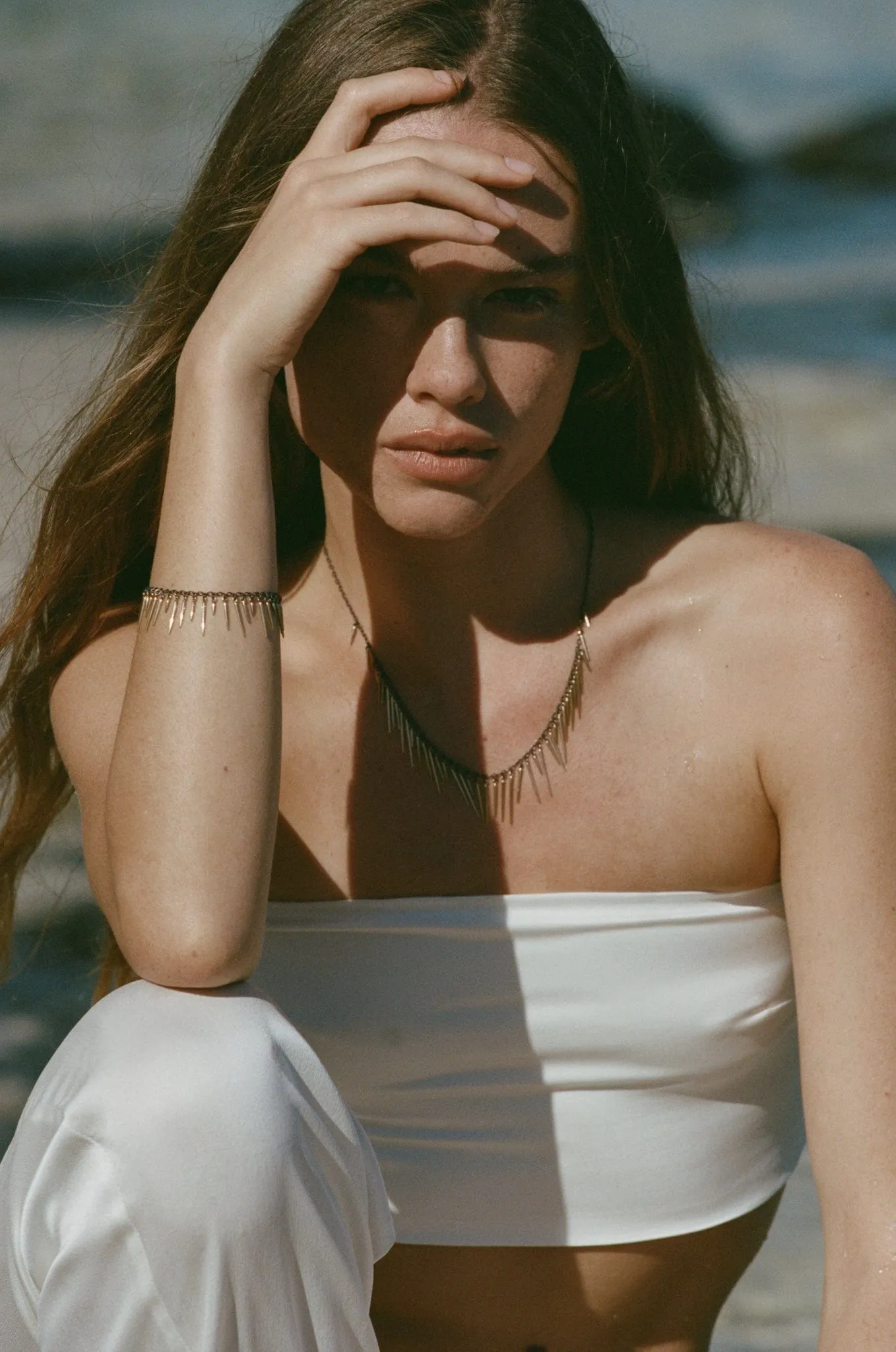 Urchin Fringe Bracelet- 14k Gold