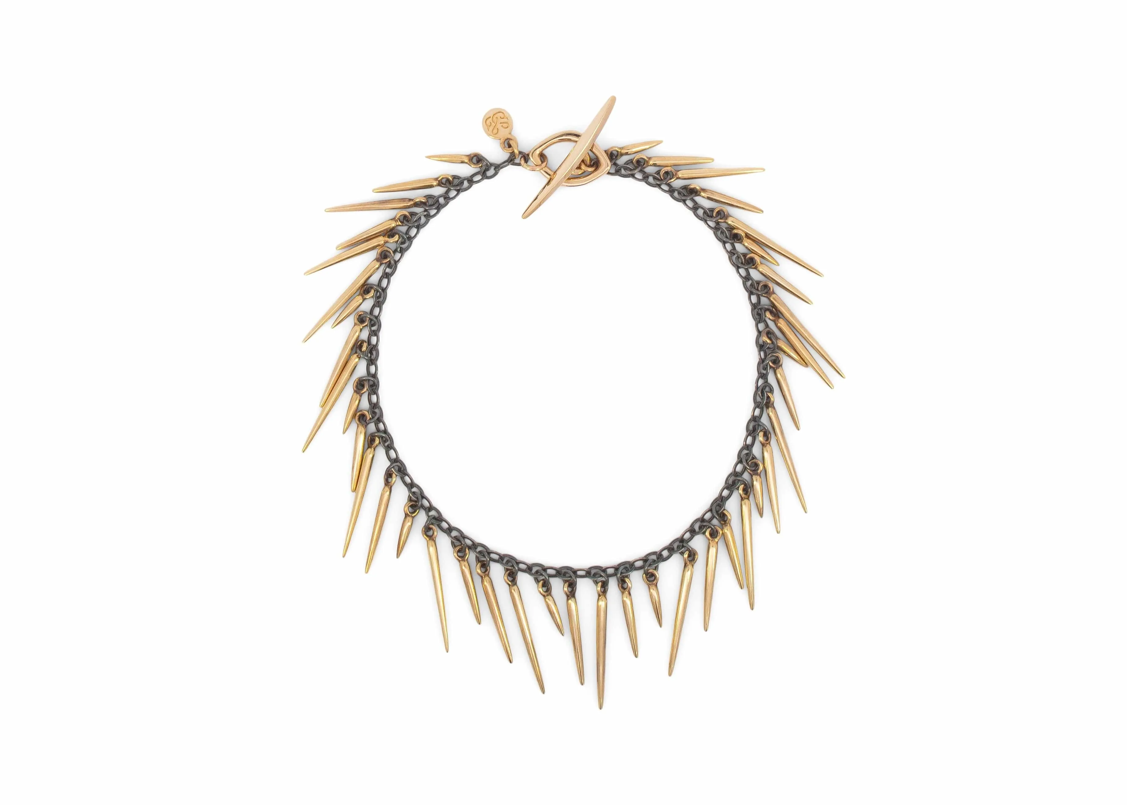 Urchin Fringe Bracelet- 14k Gold