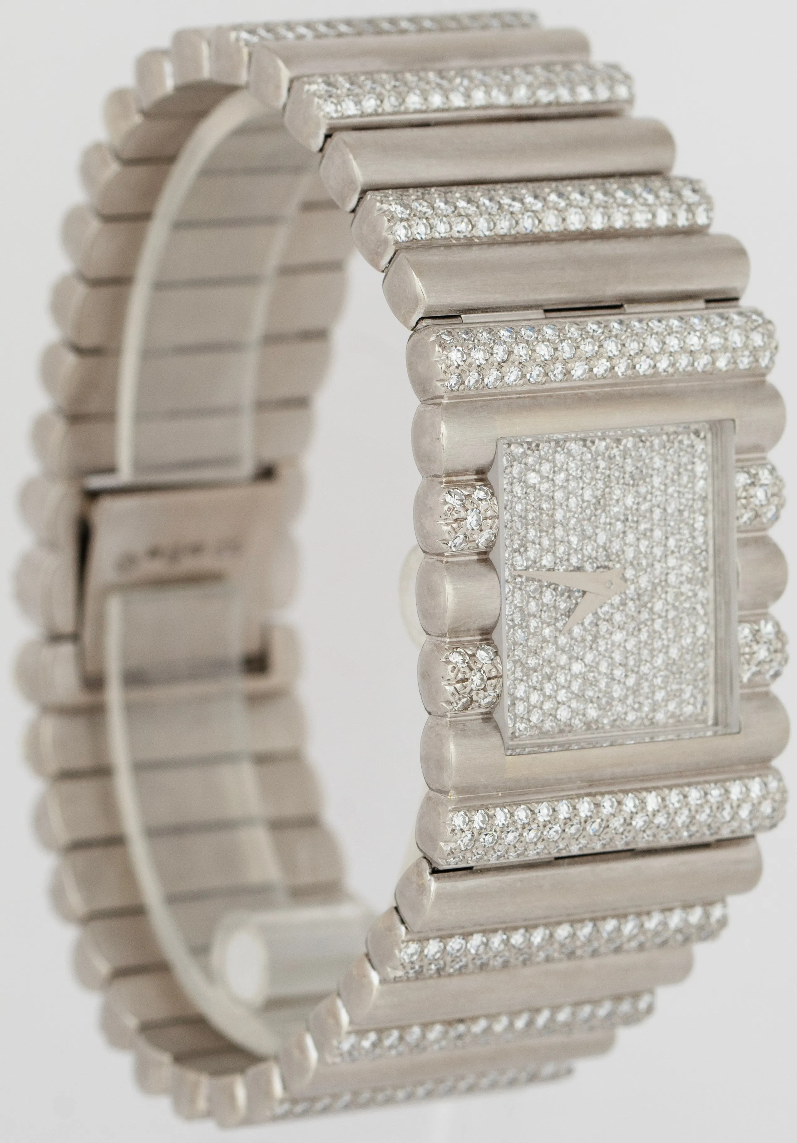 Vacheron VC Constantin FACTORY DIAMOND White Gold Automatic Watch
