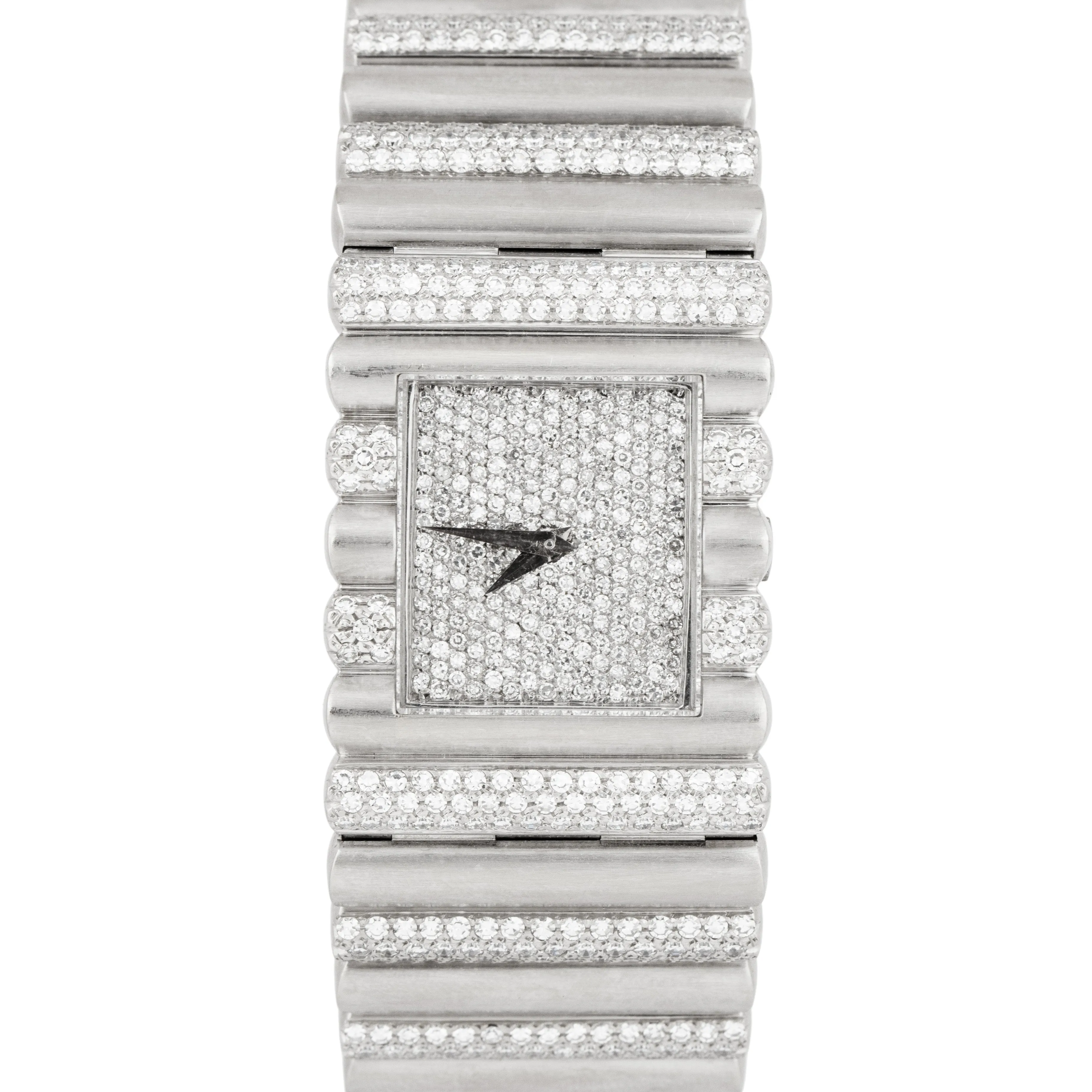 Vacheron VC Constantin FACTORY DIAMOND White Gold Automatic Watch