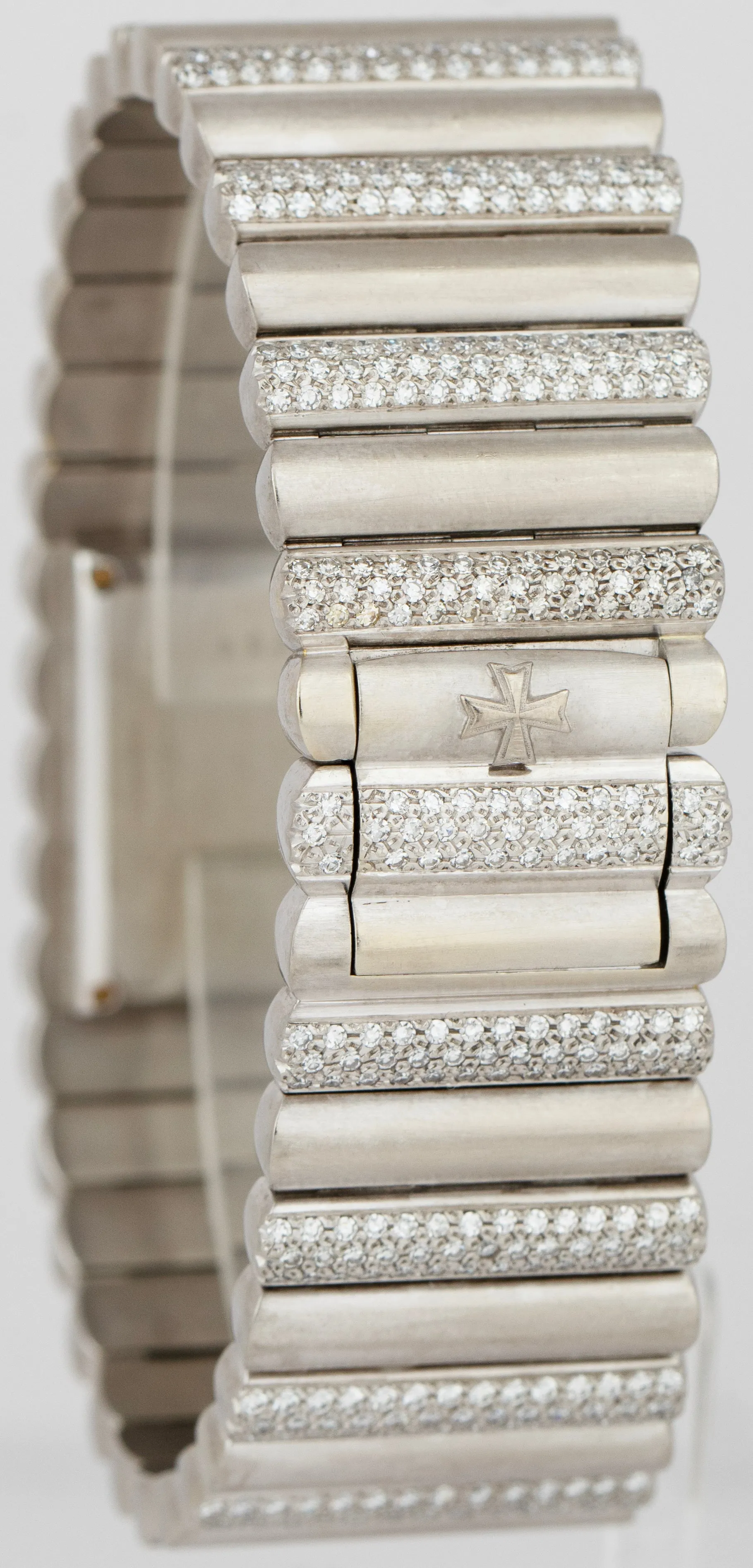 Vacheron VC Constantin FACTORY DIAMOND White Gold Automatic Watch