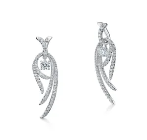 Vela Twisted Drop Earrings (large)
