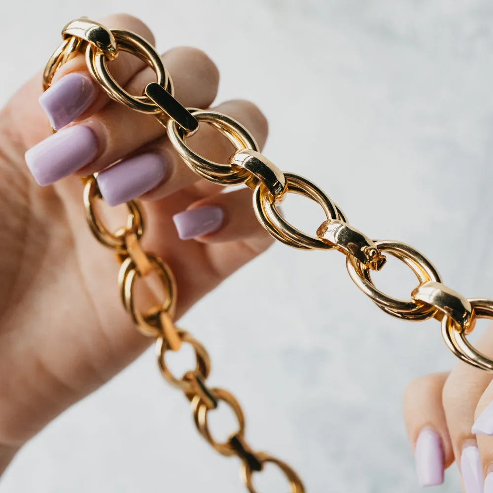 Weingrill Hollow Link Necklace