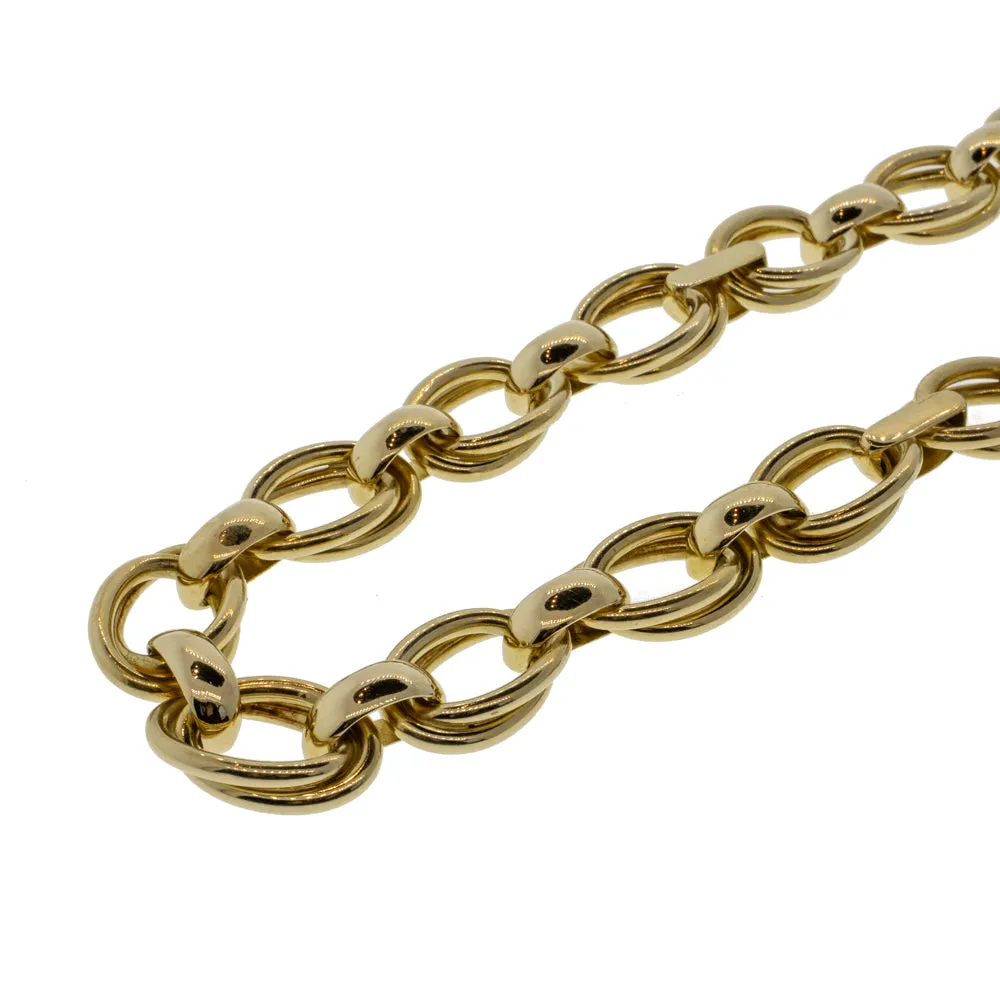 Weingrill Hollow Link Necklace
