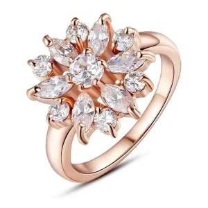 White Gold Color Cubic Zircon (Wedding Ring)