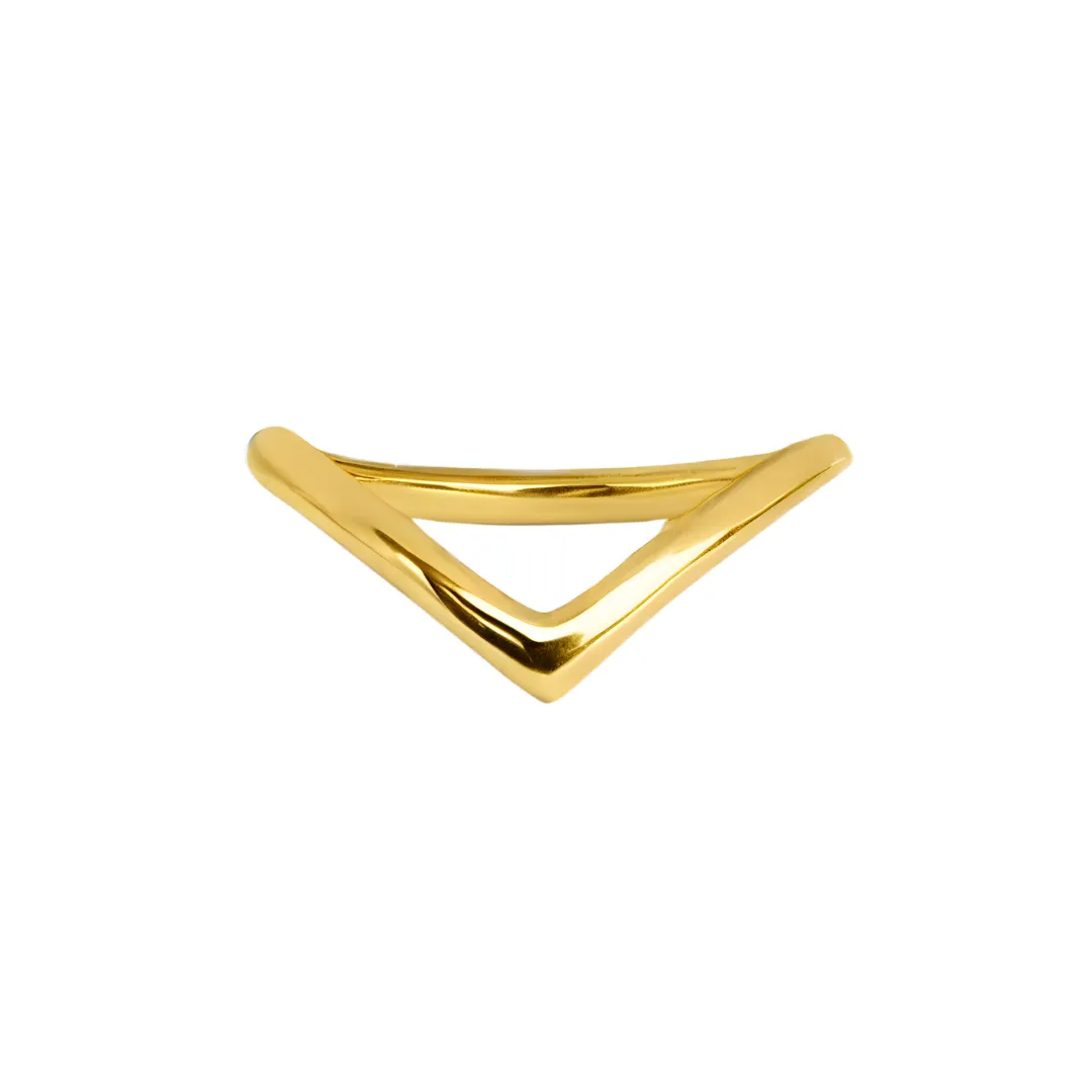 Wishbone Wedding Ring
