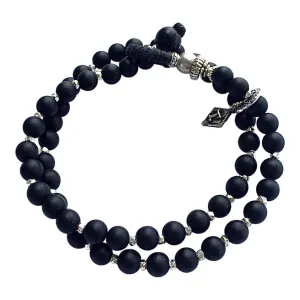 Womens Matt Black Onyx Wrap