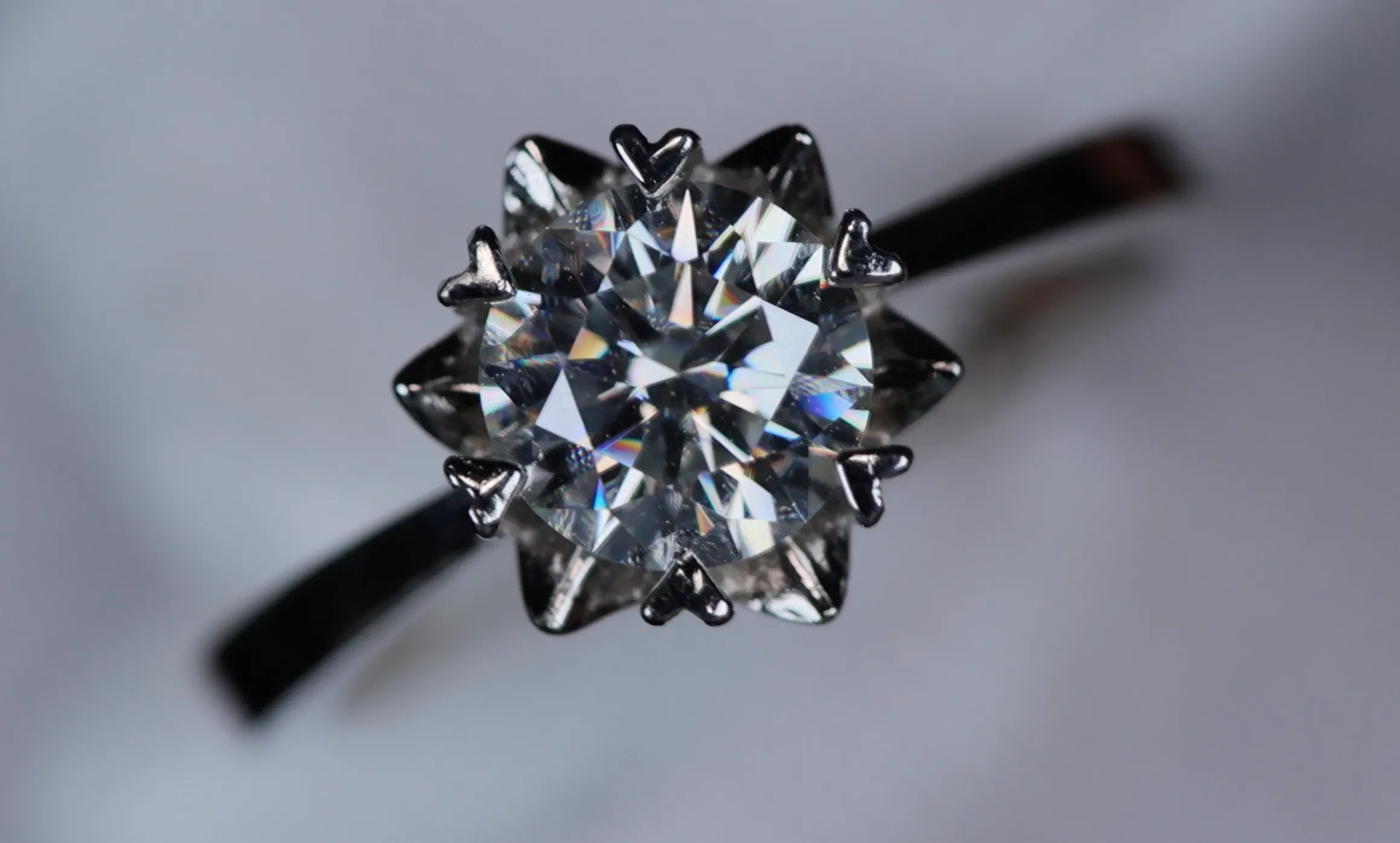 Womens Moissanite Rings | Moissanite Diamond Ring | Womens Engagement Ring