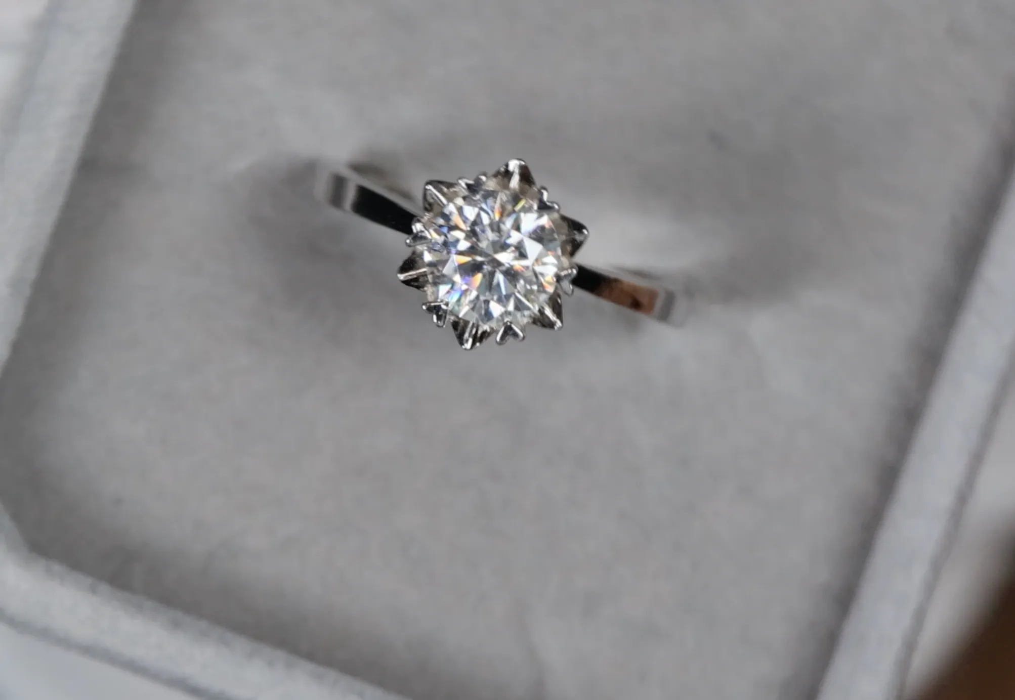 Womens Moissanite Rings | Moissanite Diamond Ring | Womens Engagement Ring