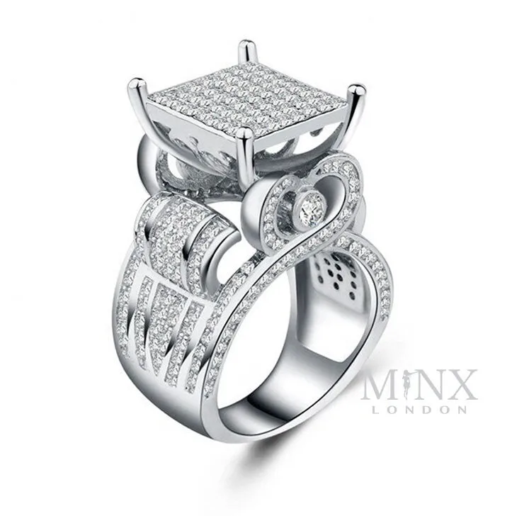 Womens Ring | Iced Out Ring | Diamond Promise Ring | Engagement Rings UK | diamond ring | engagement rings | eternity ring | Promise Ring