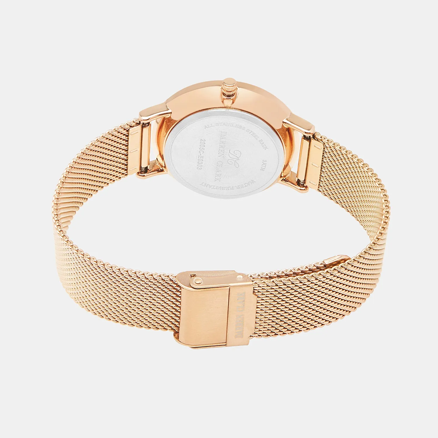 Women's Rose Gold Analog Brass Watch 2005C-E0303