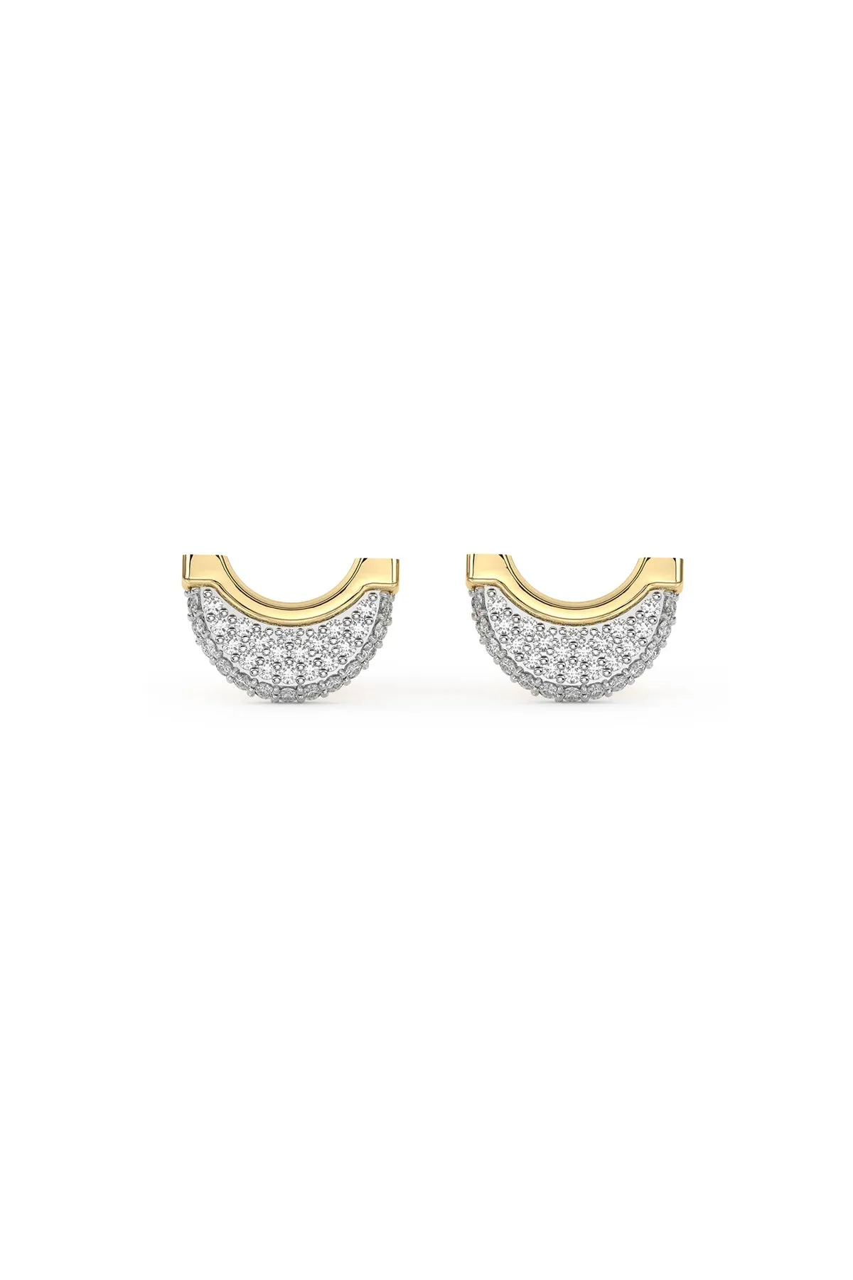 WYLD BOX | LUNA PAVE DIAMOND STUD EARRINGS