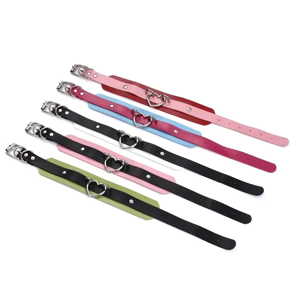 Y2K Punk Style Leather Necklace for Women