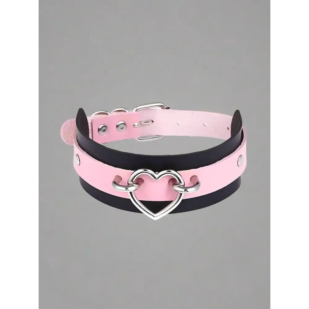 Y2K Punk Style Leather Necklace for Women