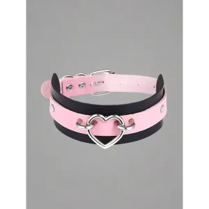 Y2K Punk Style Leather Necklace for Women