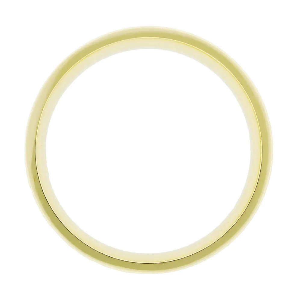 Yellow Gold Men's Hand Engraved Art Deco Scrolls 6mm Vintage Style Western Wedding Band