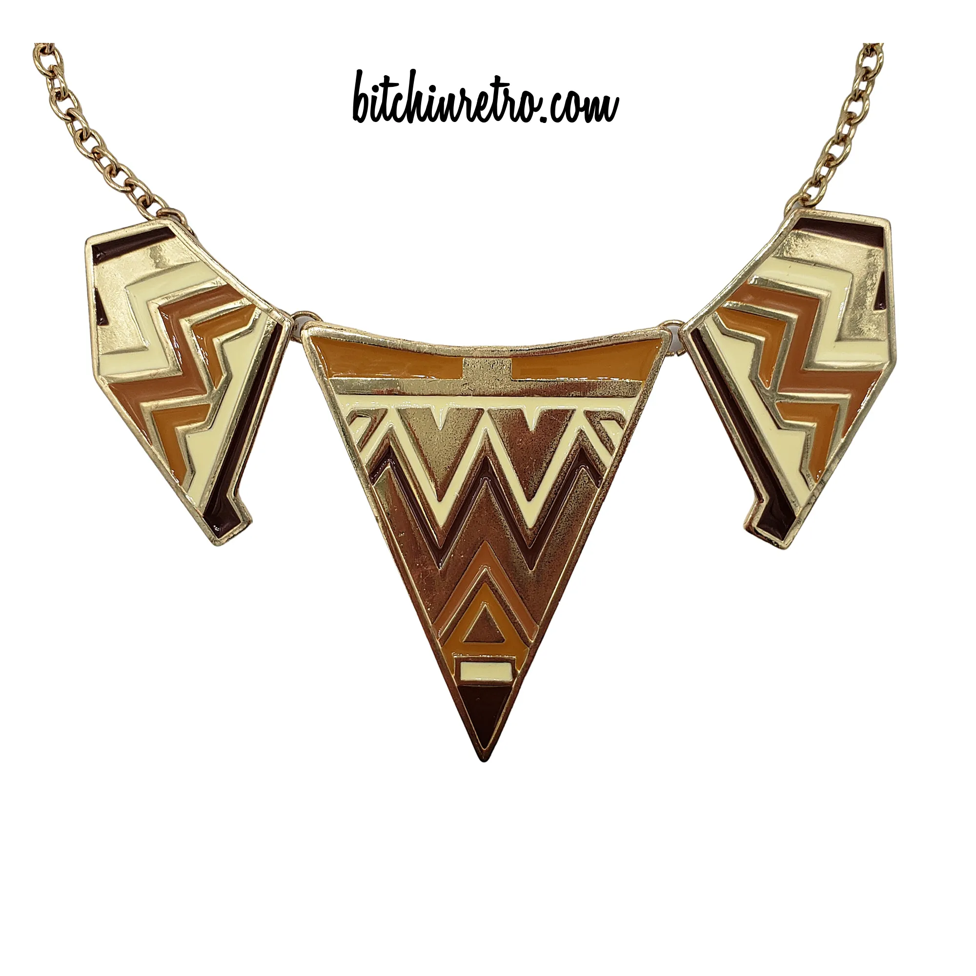 You and I Vintage Tribal Statement Necklace