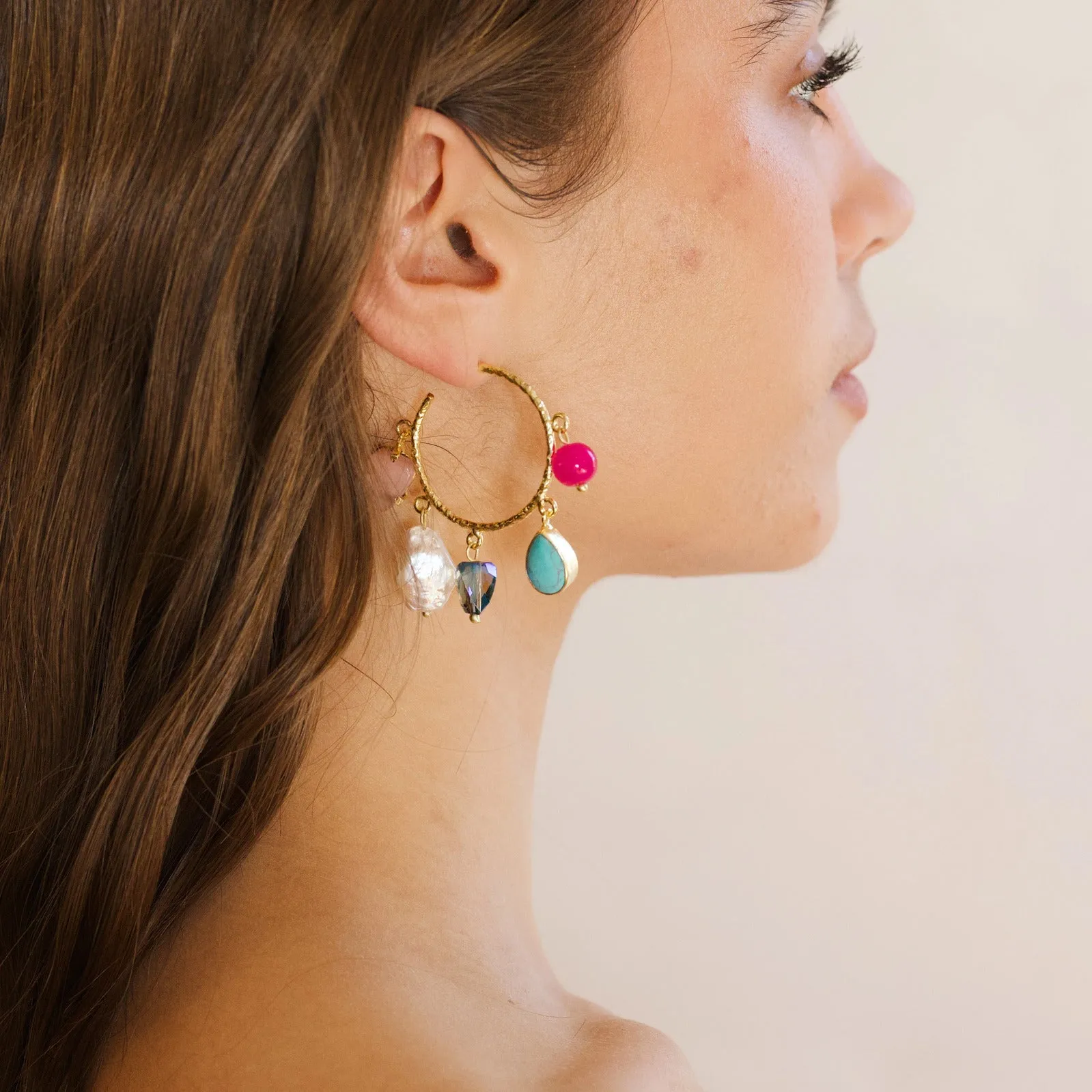 Zahara Gold Drop Earrings